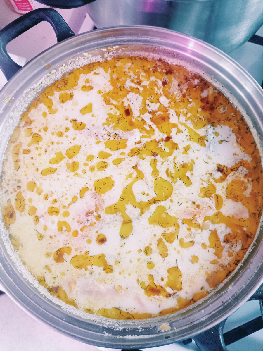 Фото автора. Уха из топора :))