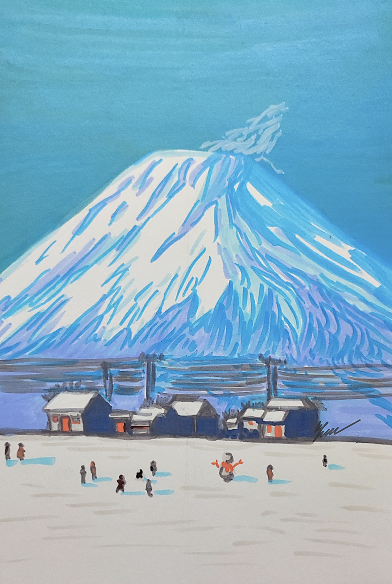 Идея рисунка заимствована из другого рисунка, который я нашла в интернете. 