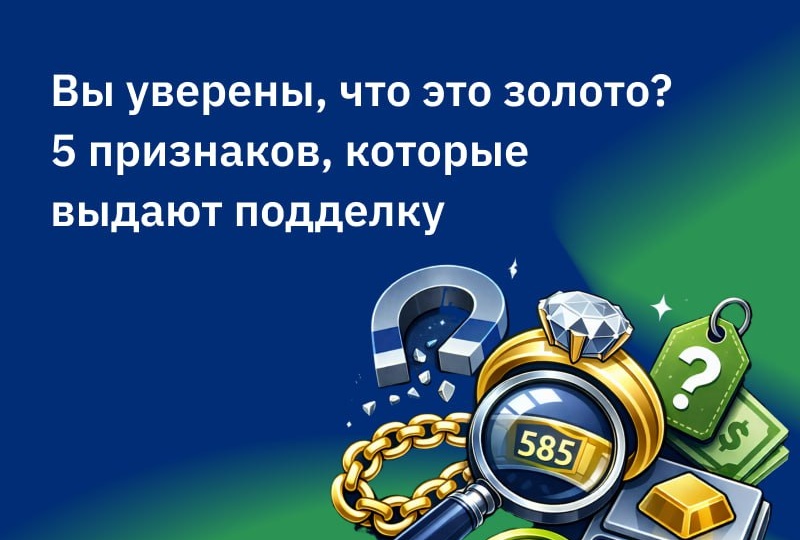 🟢 Как отличить золото от подделки