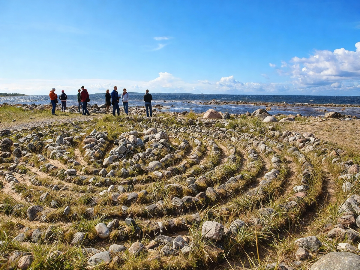 «Ровесники Стоунхенджа, спрятанные в мху у Белого моря. Эти каменные лабиринты — главная тишина Соловков, заглушённая громкой историей монастырей и лагерей.»