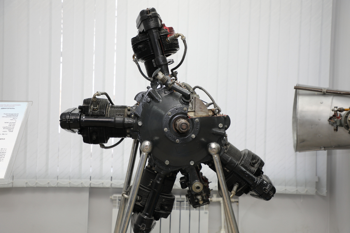 Двигатель М-11 в музее ОМО им. П.И. Баранова © ОДК