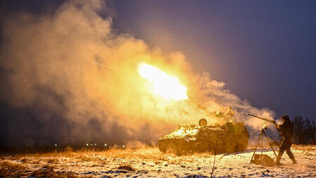 Населенный пункт взяли при помощи боевых беспилотников, гаубиц "Мста-Б" и пушек "Гиацинт-Б".