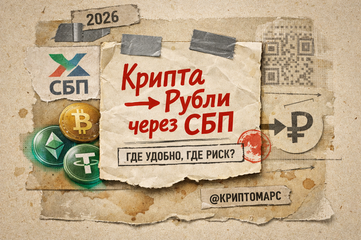    Вывод криптовалюты в рубли через СБП Марсель