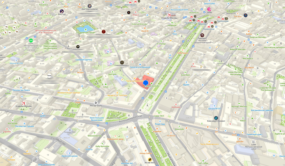 Пятно застройки ЖК Малая Бронная, 2/7