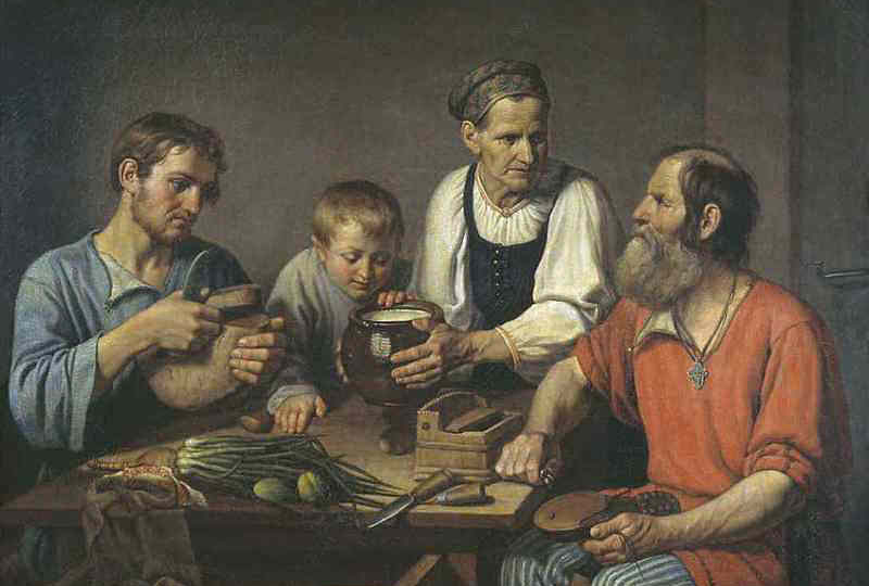 Почему наши предки избегали есть в полной тишине