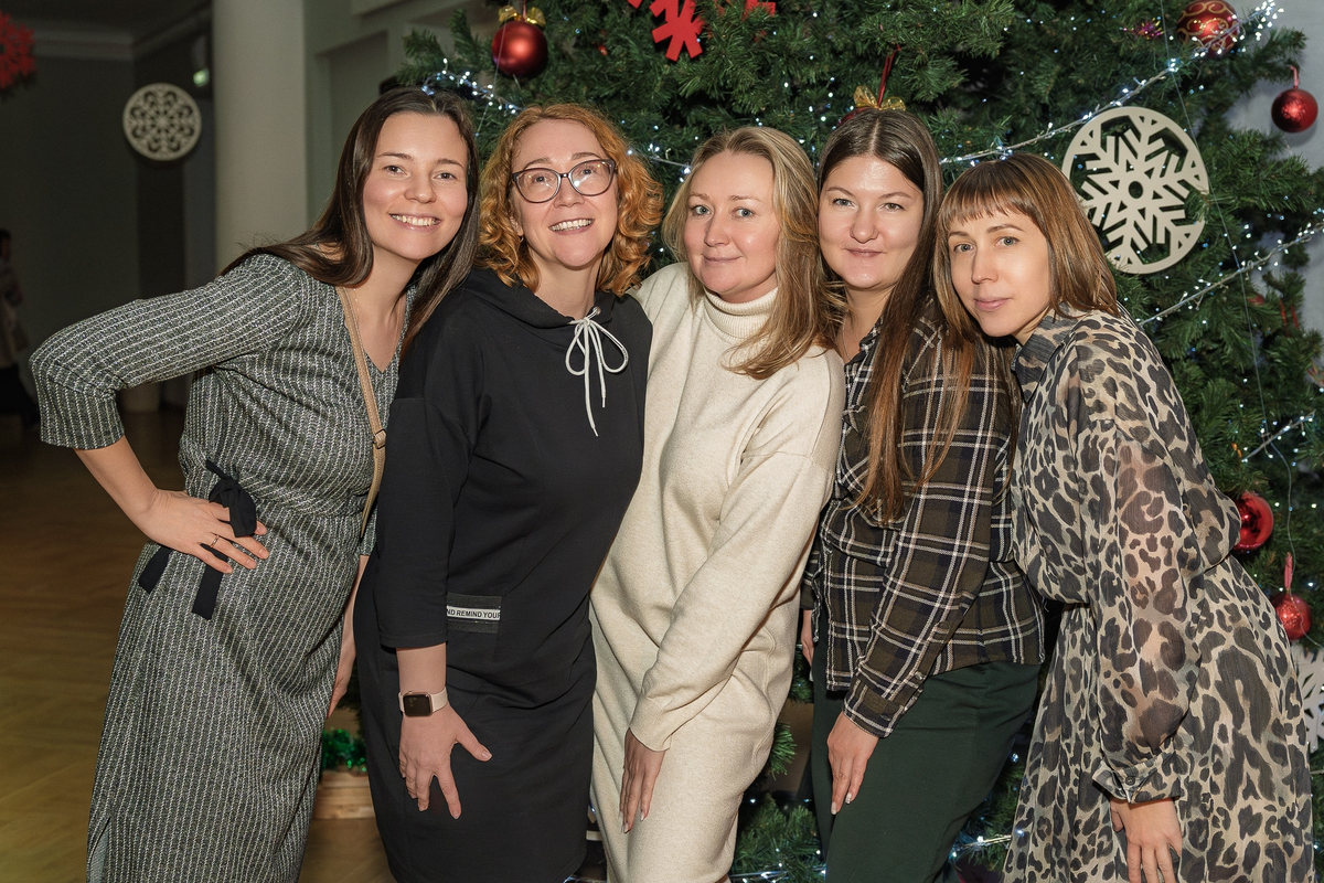 Наша команда на новогодней интеллектуальной игре