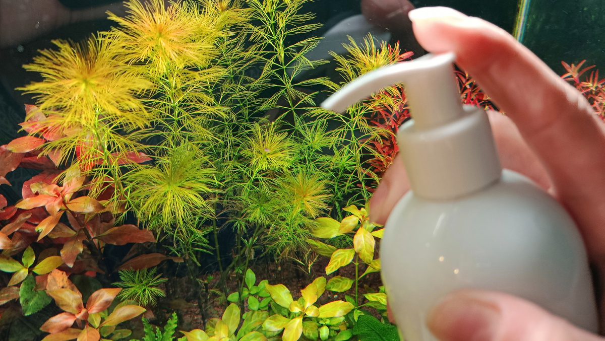 Удобрения в травнике с подачей CO2