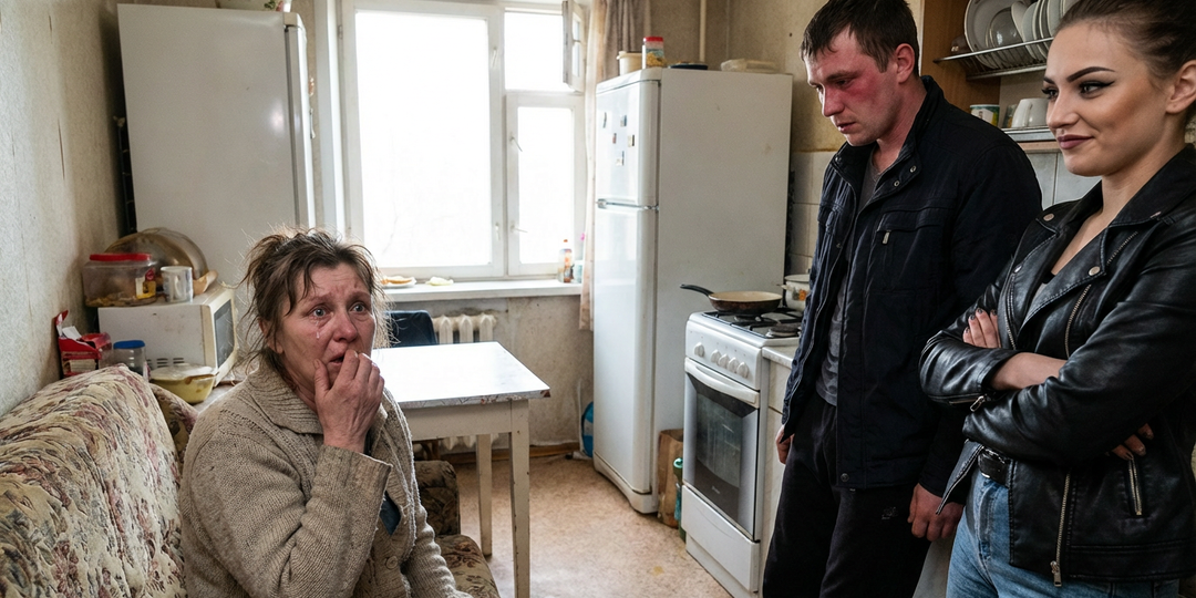 Сын привел жену в мою однокомнатную квартиру и предложил мне переехать спать на кухню