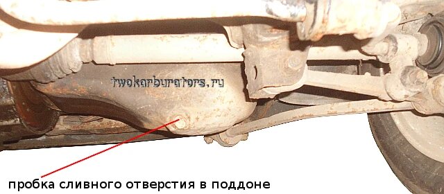 Пробка сливного отверстия в масляном поддоне