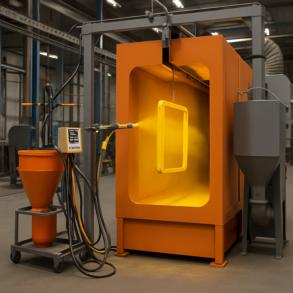 Оборудование для порошковой покраски бытовой техники