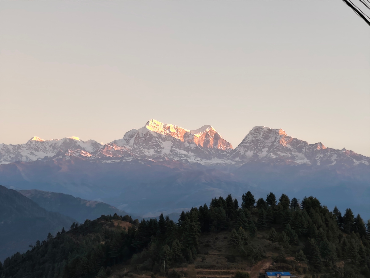 Прощальный взгляд на горы