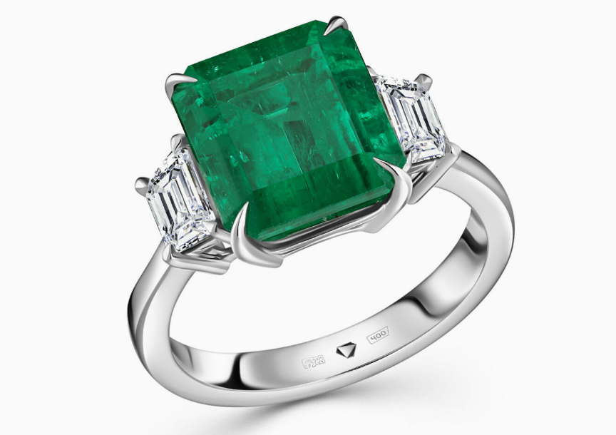 Кольцо с изумрудом с аукциона Christie's