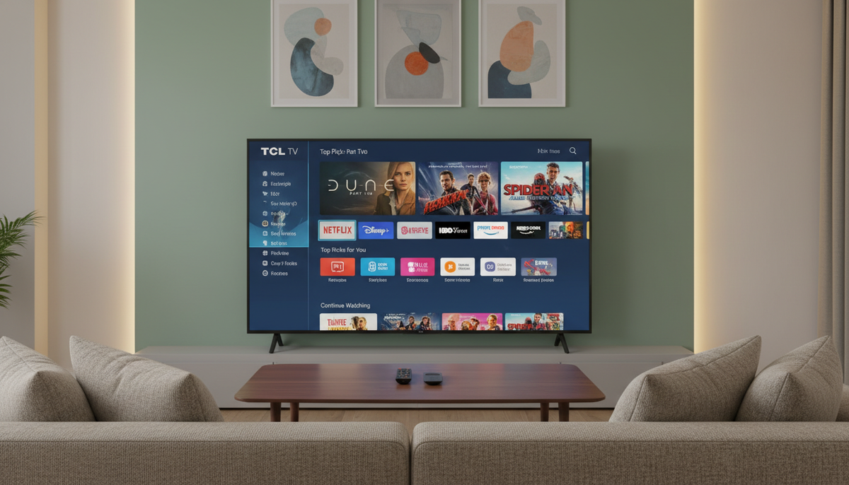 Google TV интерфейс