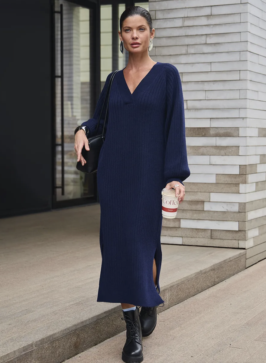 ТРИКОТАЖНОЕ ПЛАТЬЕ С WILDBERRIES