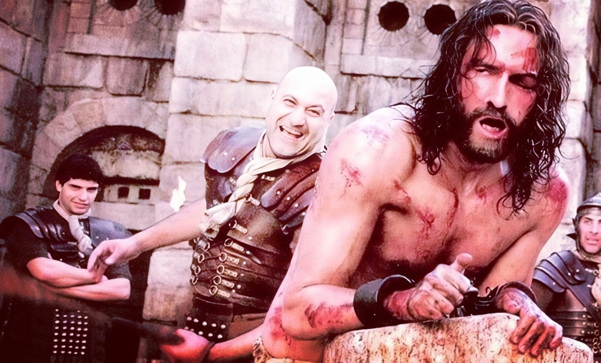 Кадр из фильма «Страсти Христовы» (2004 г., режиссёр Мэл Гибсон).