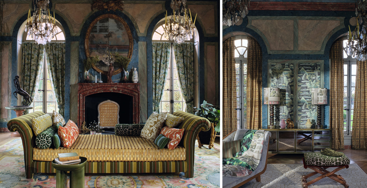 Коллекция Jardin À La Française в роскошных интерьерах