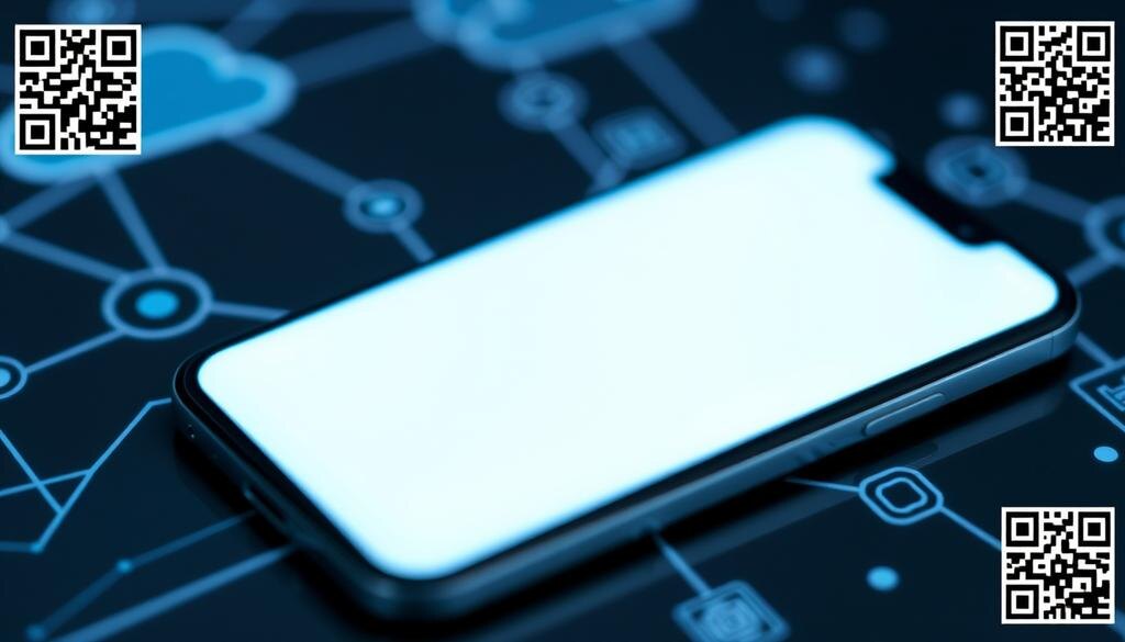    Иллюстрация, показывающая преимущества eSIM в использовании современных мобильных устройств.