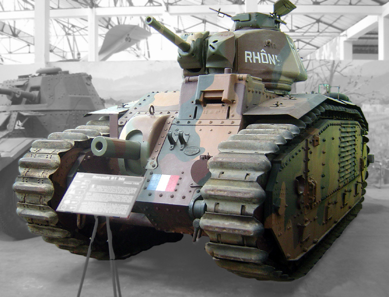 Char B1 — французский тяжёлый танк 1930-х годов.