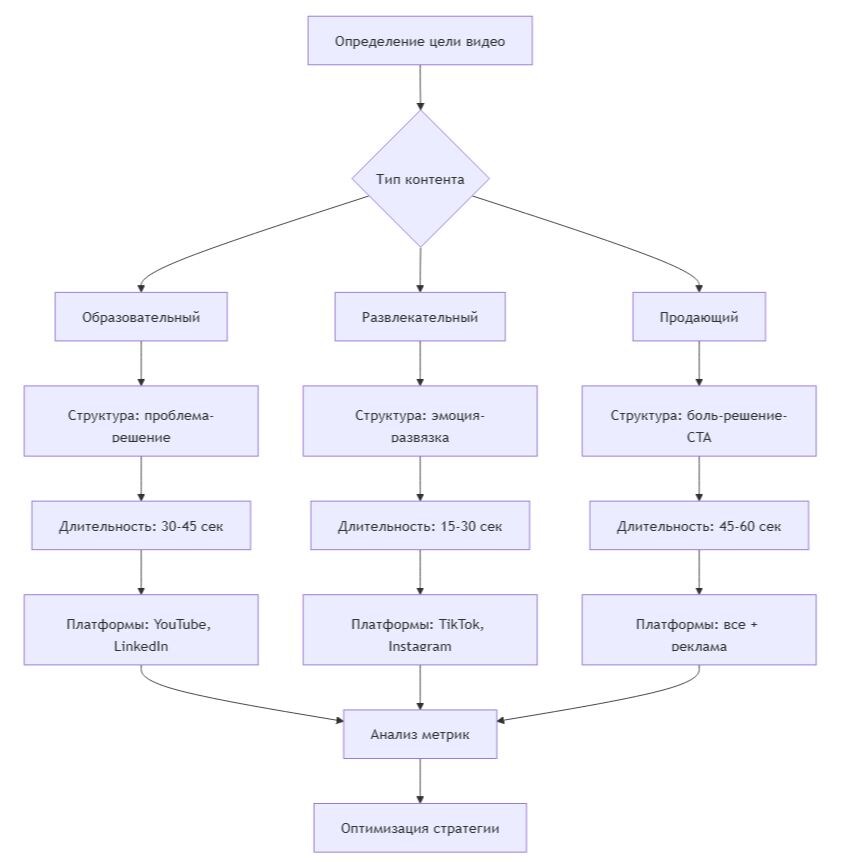 Схема. Как создать эффективную видео-стратегию