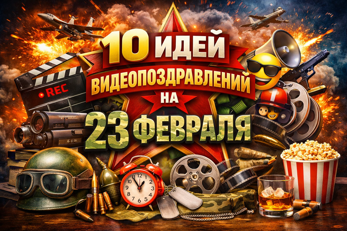 10 идей подарков - видео поздравлений с 23 февраля (Днём Защитника Отечества) для коллег мужчин