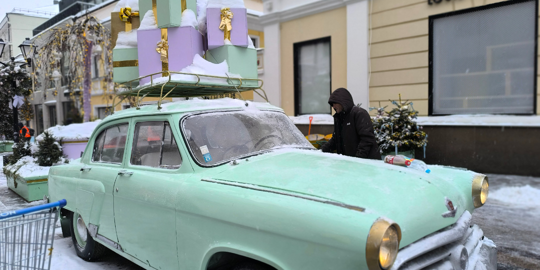 Новогодний Столешников переулок 2025-2026.