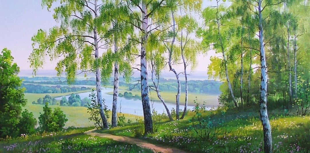 На краю оврага.