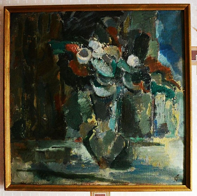 Сергей Пшизов. БУКЕТ. холст. масло. 1998 год. Из коллекции Татьяны Яхиной. Санкт-Петербург. Фото не очень хорошее, но другого к сожалению нет.