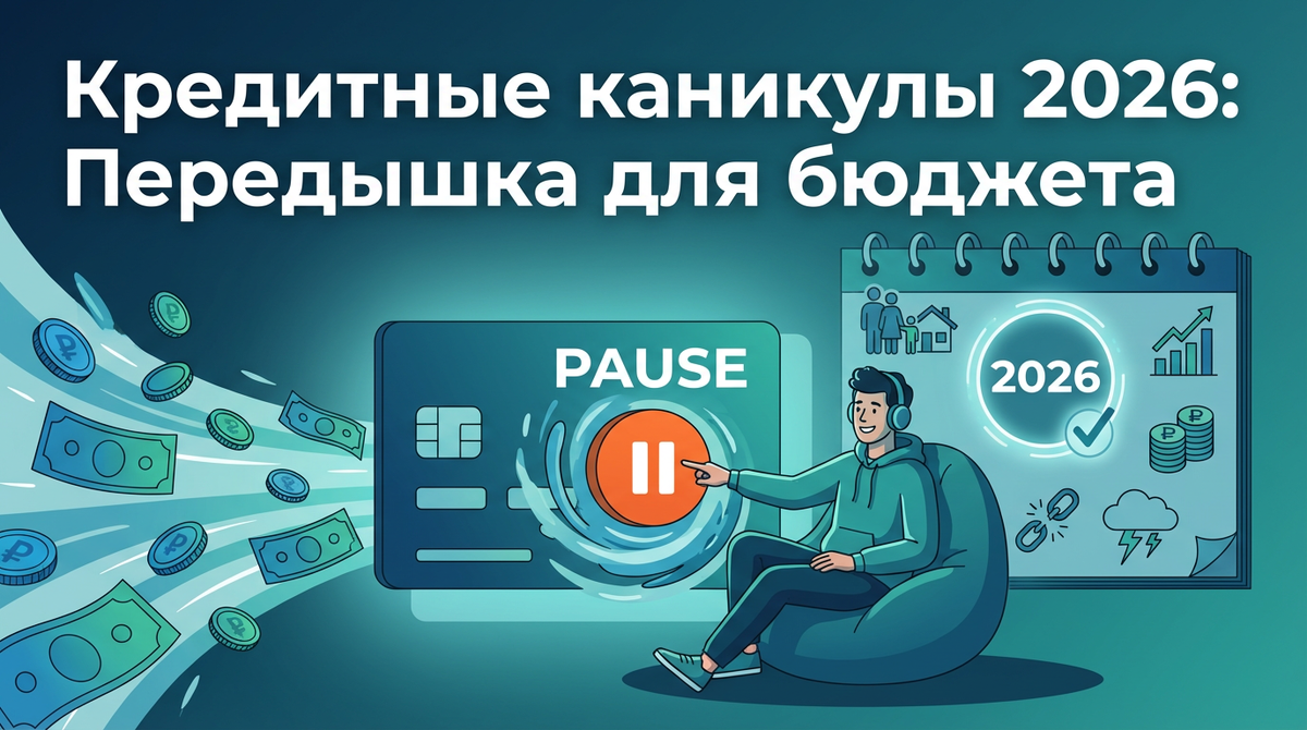 Кредитные каникулы в 2026 году: как взять паузу в платежах и не усугубить долги