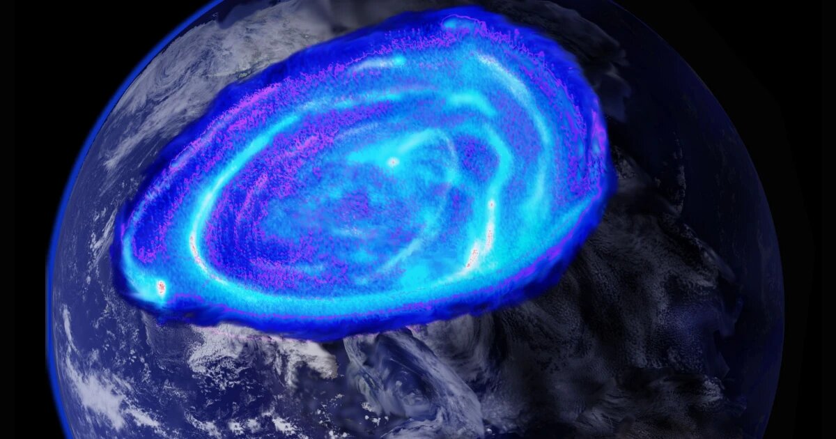 Южно-Атлантическая магнитная аномалия. Источник: https://clck.su/UcbTV