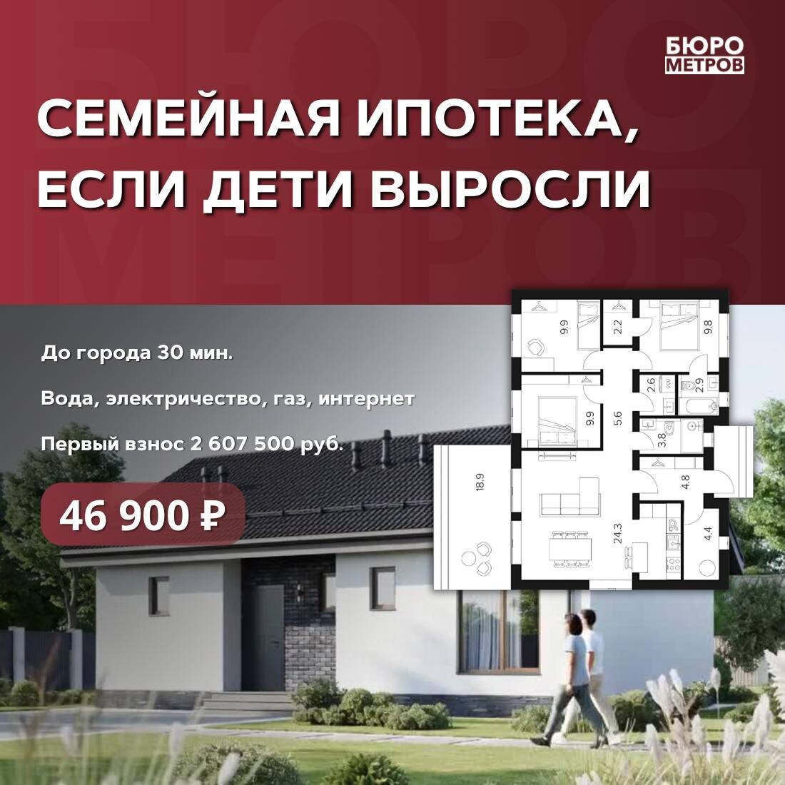 Бюро Метров. ☺️ СЕМЕЙНАЯ ИПОТЕКА, ЕСЛИ ДЕТИ ВЫРОСЛИ