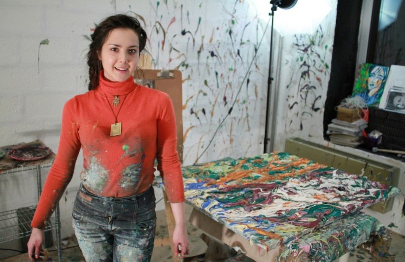 В хрониках мастерской Екатерина Лебедева художник