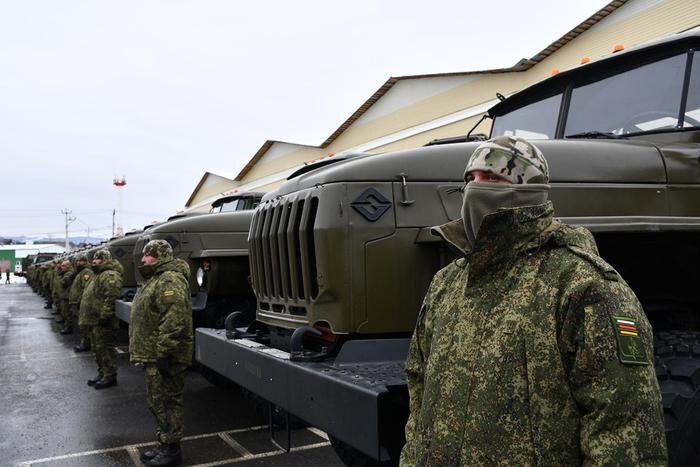 РФ передала Южной Осетии крупнейшую партию современного вооружения и техники. Обложка © Telegram / Министерство обороны Республики Южная Осетия