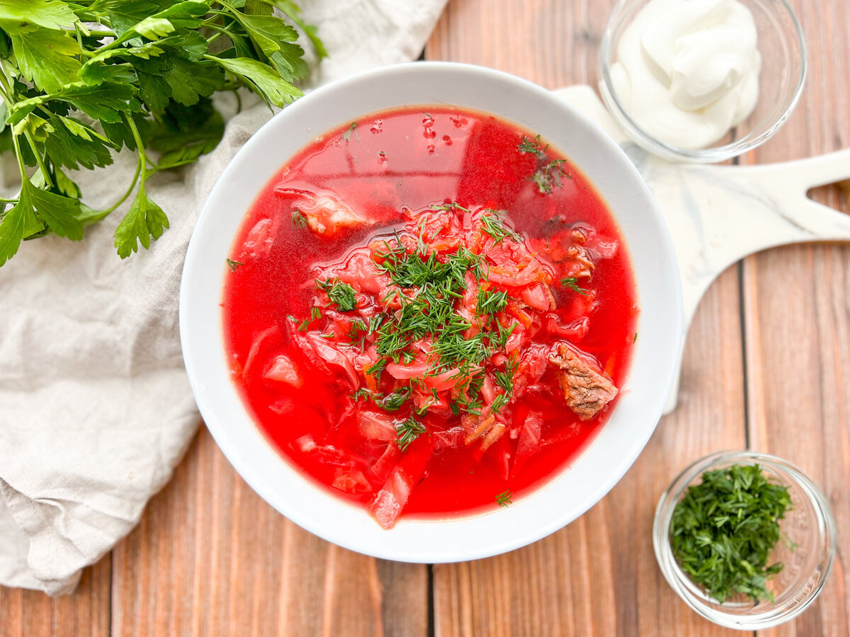 Мой борщ (и фото моё)