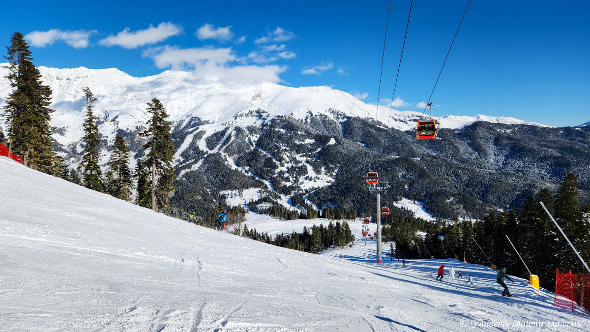 Горнолыжный курорт Архыз, Карачаево-Черкесия, Россия
