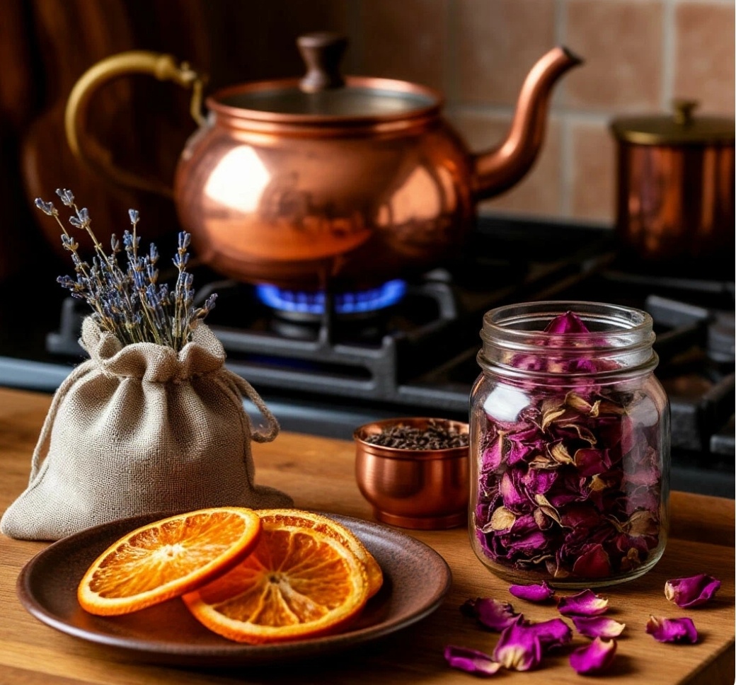 «Алхимия летней ночи: кофе, лаванда и апельсиновая цедра»