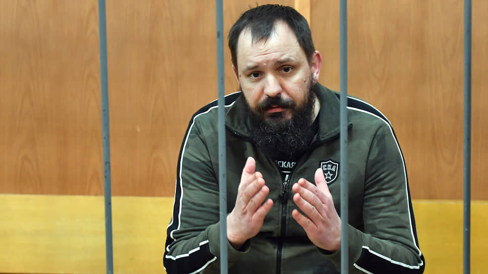 Константин Фролов в Санкт-Петербургском гарнизонном военном суде.📷Фото: Александр Коряков / Коммерсантъ