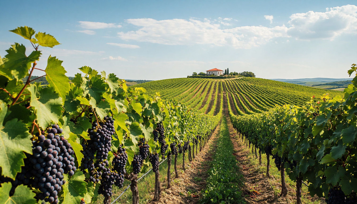 Умный виноградник: как спроектировать посадки против жары и засухи