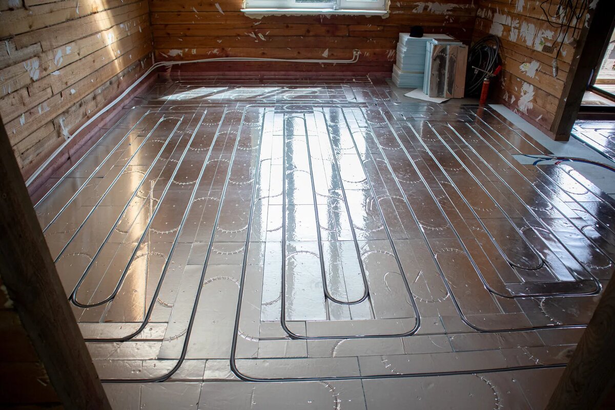 Водяной теплый пол без стяжки