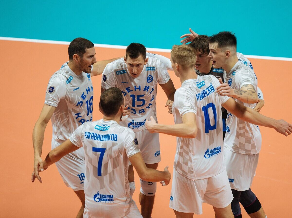    Волейболисты казанского "Зенита" | © Фото : Пресс-служба ВК "Зенит"