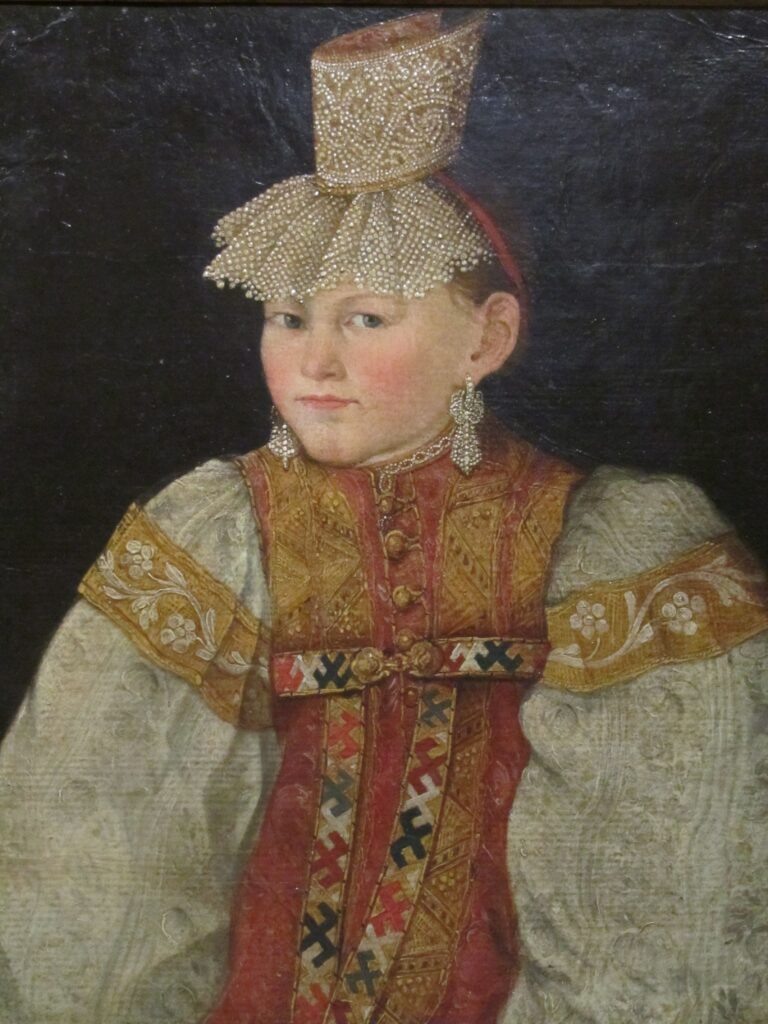 Портрет молодой купчихи, в иллюстративных целях