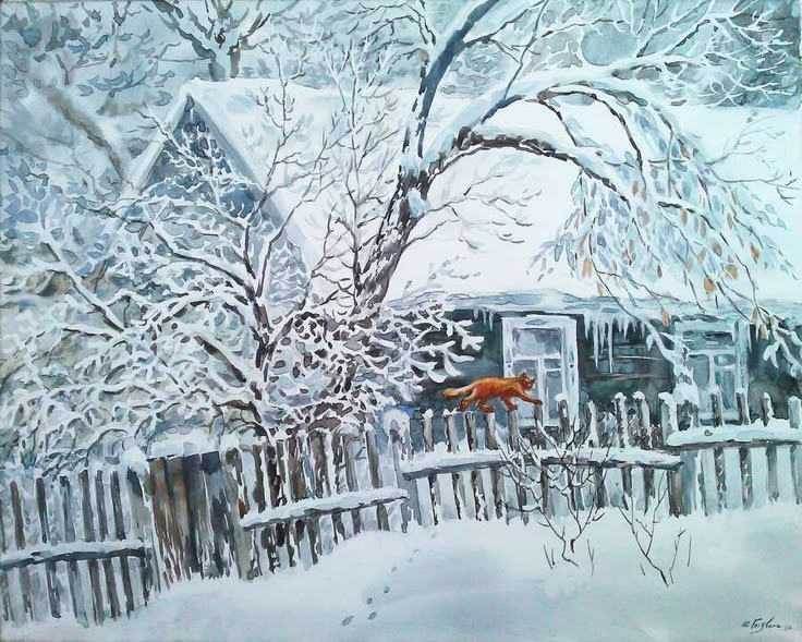 Графика зимы