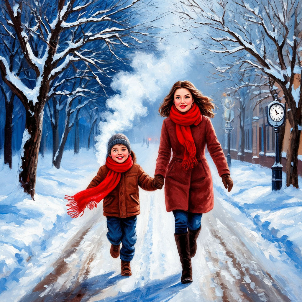 Вот так видит ии пробежку в сад