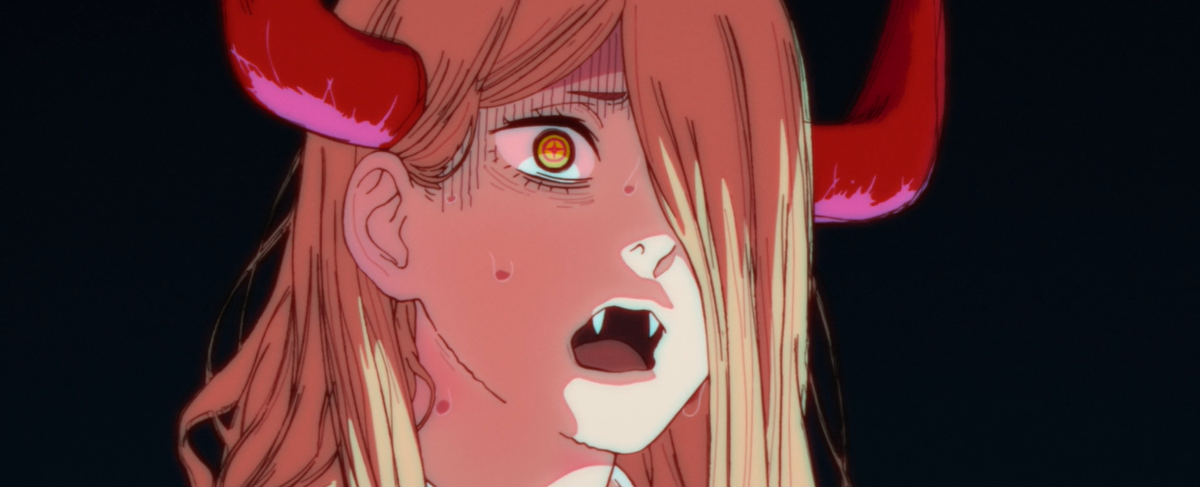 Кадр из аниме «Человек-бензопила. Фильм: История Резе»