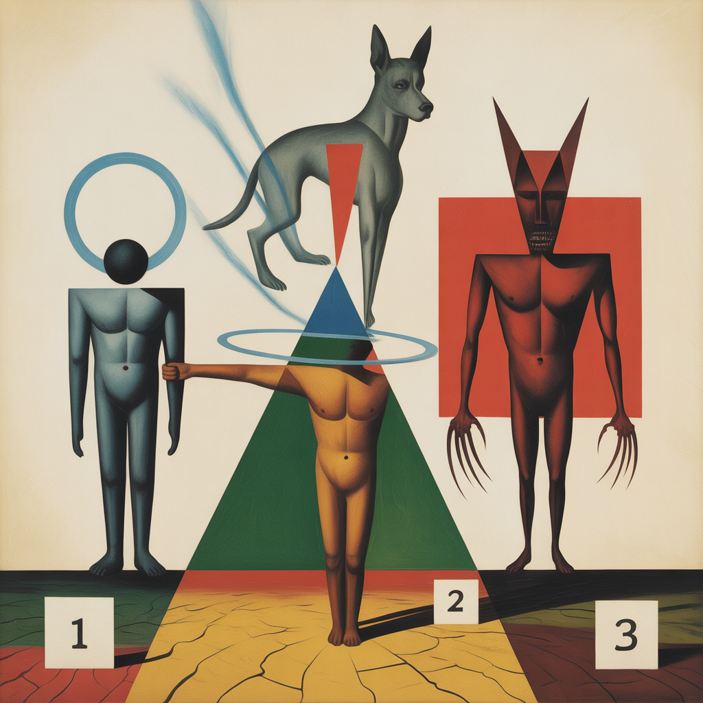 Фантазия нейросети о псоглавцах. Иллюстрация: Leonardo.AI