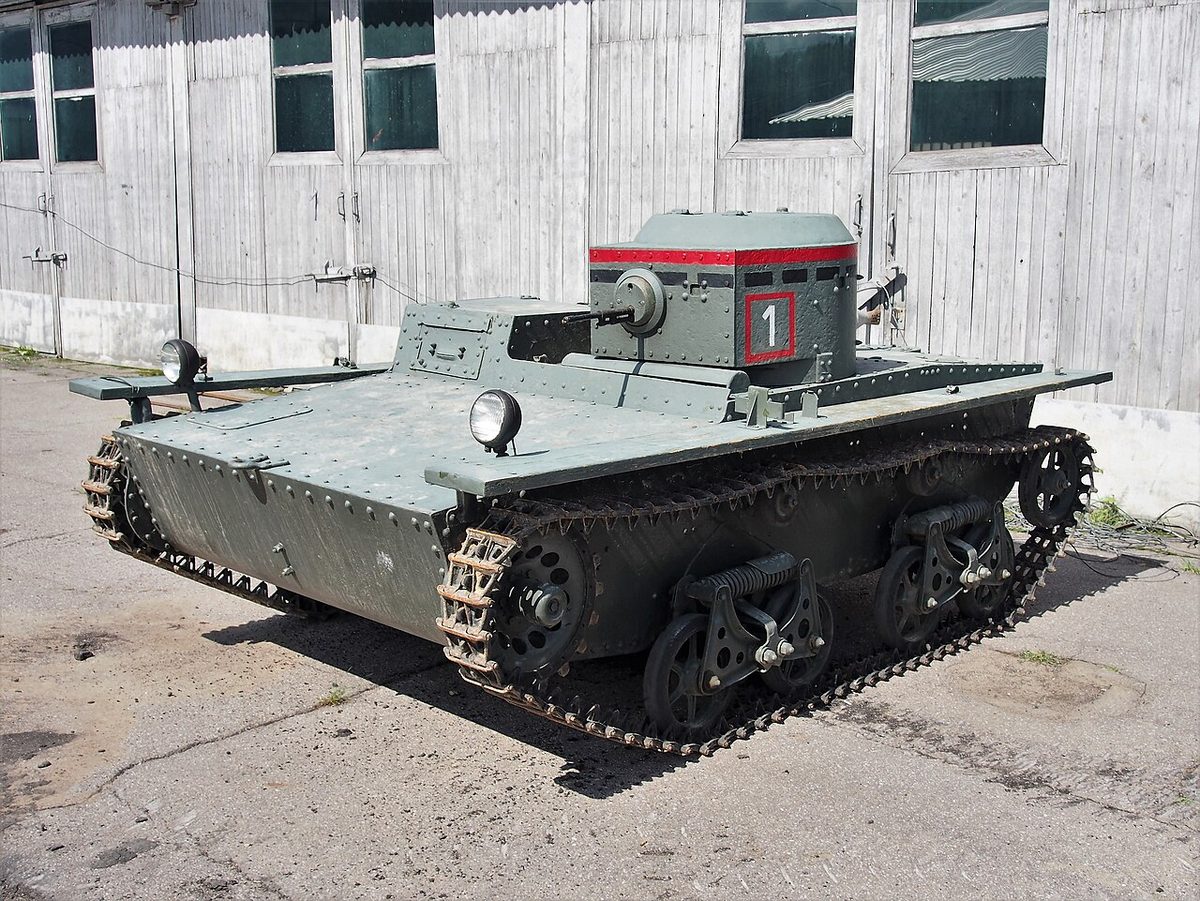 Обычный Т-38 с пулеметом