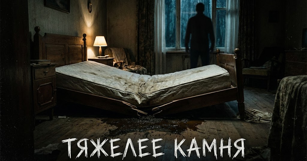 Муж вернулся из леса спустя месяц. Выглядел здоровым, но ночью кровать под ним прогнулась до пола