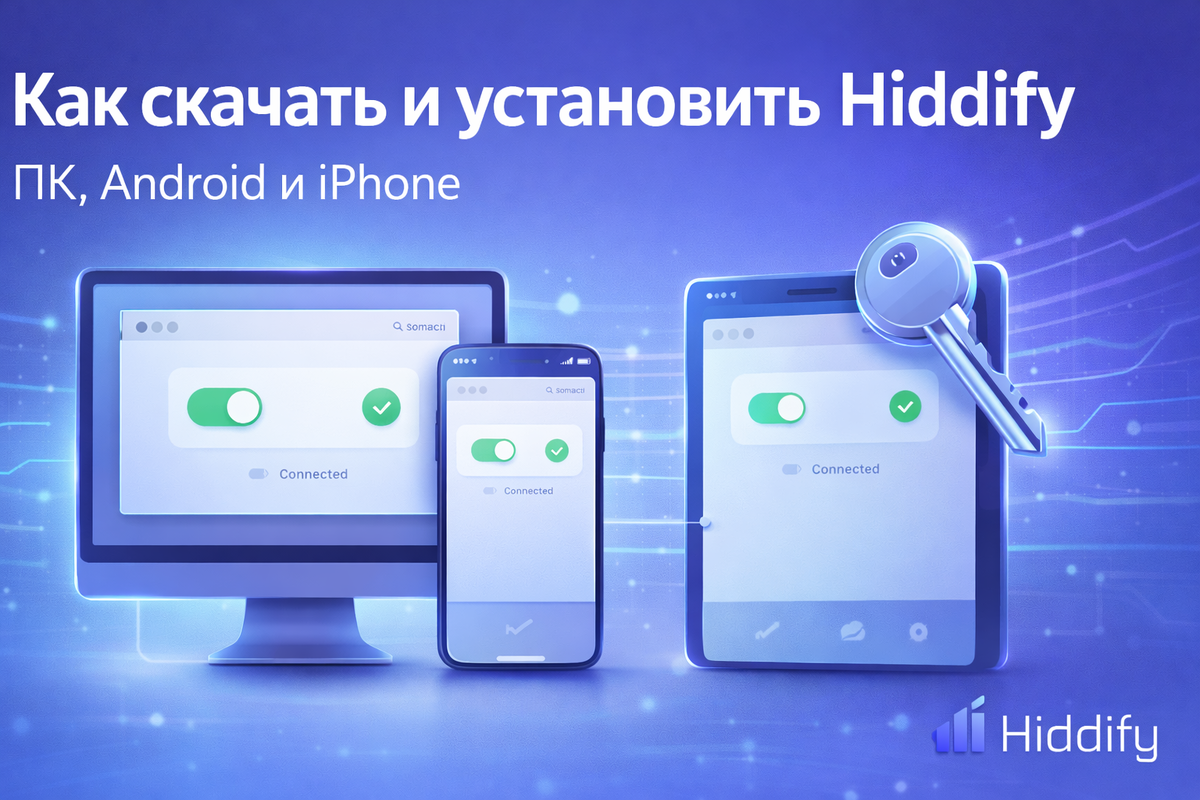 Как скачать Hiddify