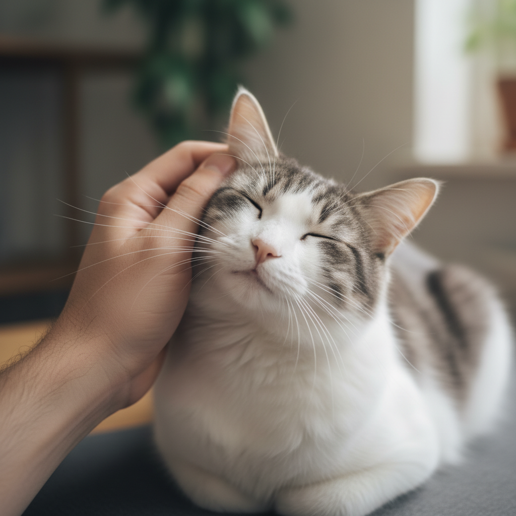 Точки счастья: где на самом деле нужно гладить кота, чтобы он считал вас лучшим человеком на свете