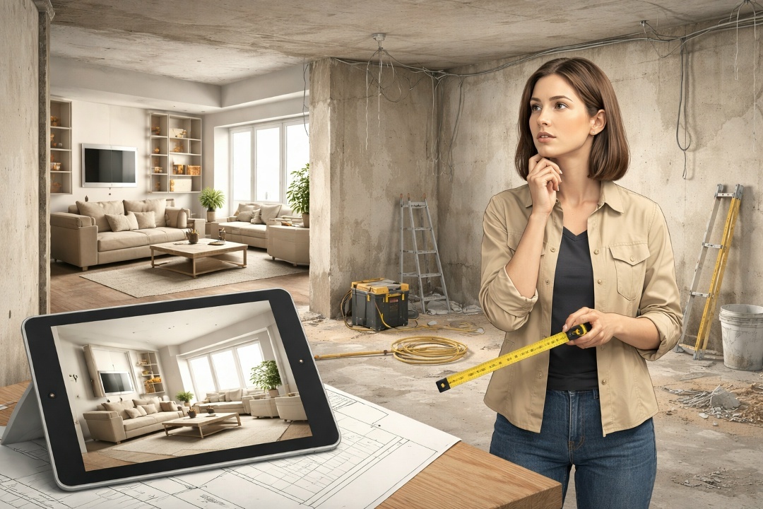 Дизайнер на объекте