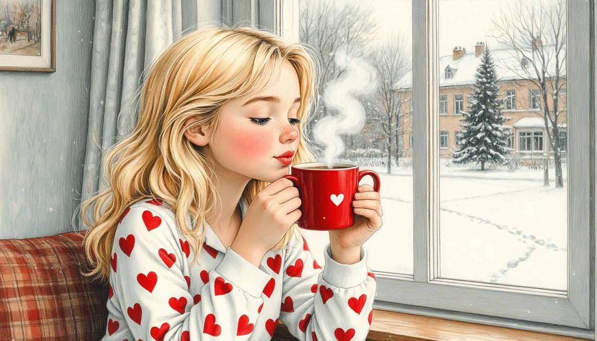 Пью свою жизнь. Изображение от ИИ Шедеврум